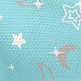 Shining Stars And Moon Pongee