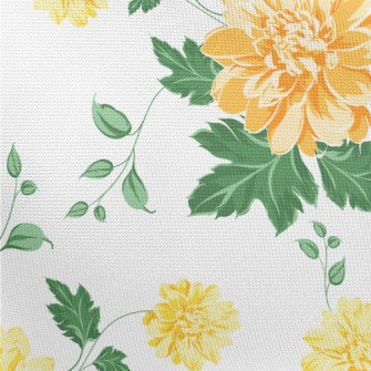 Fresh And Bright Flowers Pongee