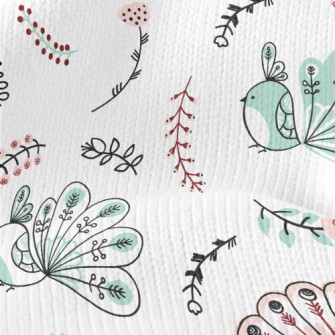 Peacock With Beautiful Tail Stretch Jersey