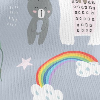 Cute Bear Family Stretch Jersey