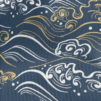 Chinese Wind Waves Stretch Jersey