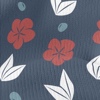 Japanese Classical Flowers Stretch Jersey