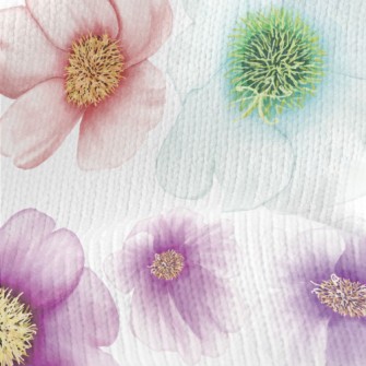 Beautiful Dazzling Flowers Stretch Jersey