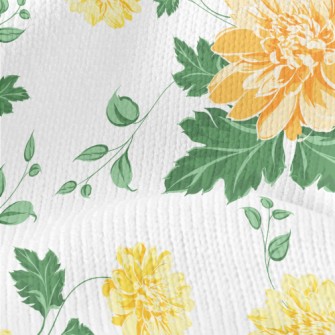 Fresh And Bright Flowers Stretch Jersey