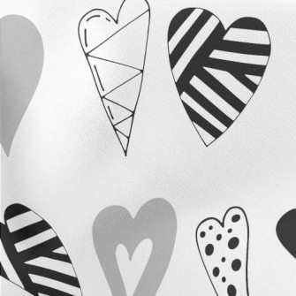 Geometric Heart Lightweight Cotton Poplin