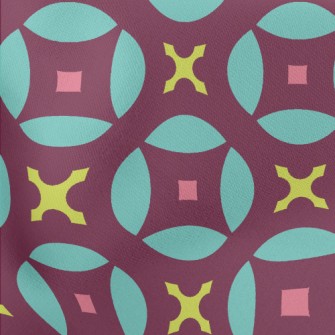 Circle Rhombus Collection Lightweight Cotton Poplin