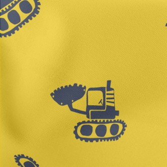 Handsome Excavator Lightweight Cotton Poplin