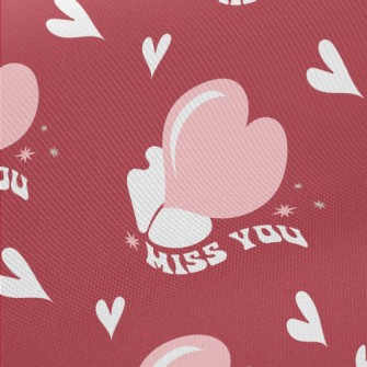 Miss You Love Midweight Cotton Poplin