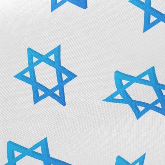 Gradient Hexagonal Star Midweight Cotton Poplin