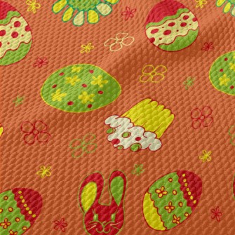 Easter Egg Bunny Birdseye Piqué