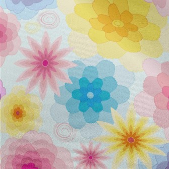 Fantasy Gorgeous Flowers Chiffon