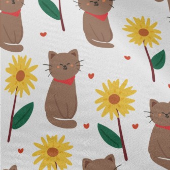 Sunflower Cat Chiffon