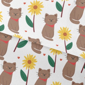 Sunflower Cat Waterproof Oxford