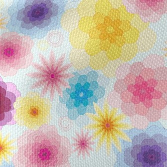 Fantasy Gorgeous Flowers Waterproof Canvas