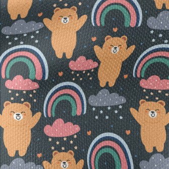 Cheers Little Brown Bear Waterproof Canvas