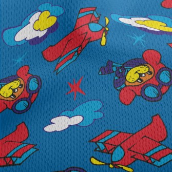 Handsome Bear Pilot Athletic Mesh Flat Back