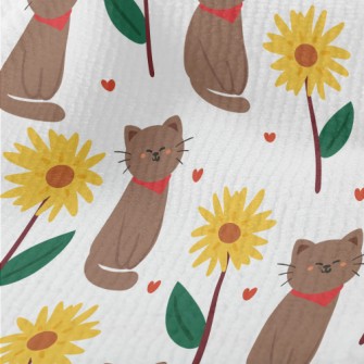Sunflower Cat Terry