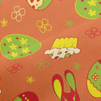 Easter Egg Bunny Performance Linen