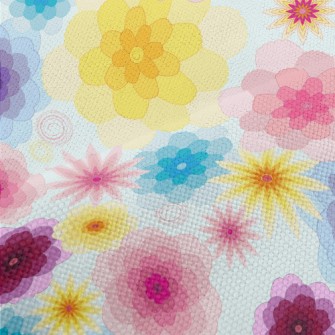 Fantasy Gorgeous Flowers Performance Linen