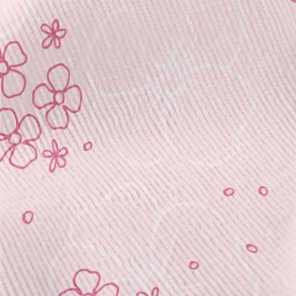 Cute Pink Flowers Standard Corduroy
