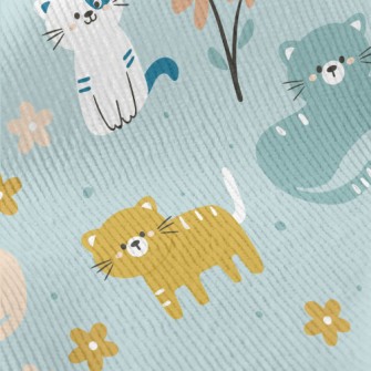 Naughty Little Cat Standard Corduroy