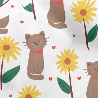 Sunflower Cat Micro Fleece