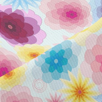 Fantasy Gorgeous Flowers Piqué