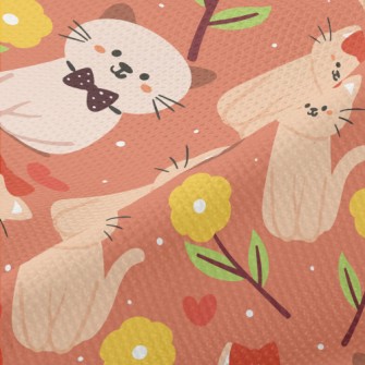 Dating Couple Cat Piqué