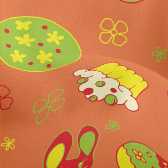 Easter Egg Bunny Lightweight Performance Linen