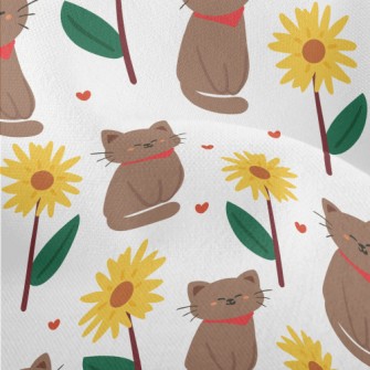 Sunflower Cat Lightweight Performance Linen