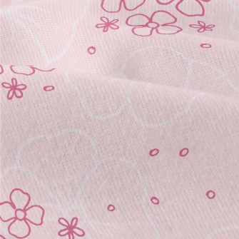 Cute Pink Flowers Modern Jersey
