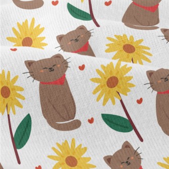 Sunflower Cat Modern Jersey