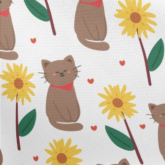 Sunflower Cat Pongee