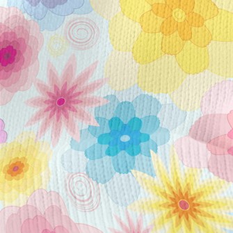 Fantasy Gorgeous Flowers Stretch Jersey