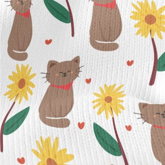 Sunflower Cat Stretch Jersey