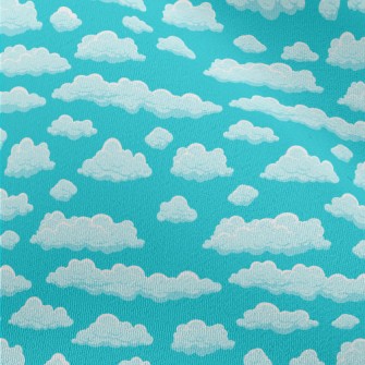 Beautiful Cartoon Clouds Chiffon