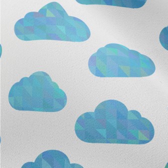 Beautiful Polygonal Clouds Chiffon