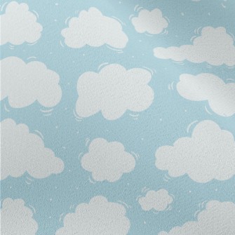 Cute Fluffy Clouds Chiffon