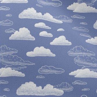 Abstract Cloud Painting Chiffon
