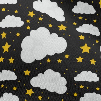Stars And White Clouds Chiffon