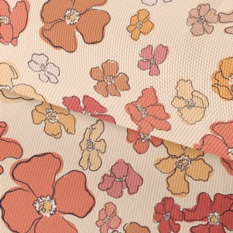 Beautiful Watercolor Flowers Waterproof Oxford