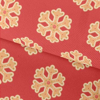 Snowflake Gingerbread Waterproof Oxford