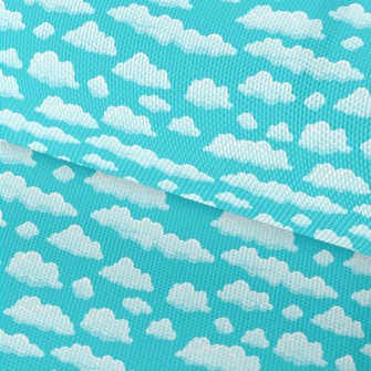 Beautiful Cartoon Clouds Waterproof Oxford