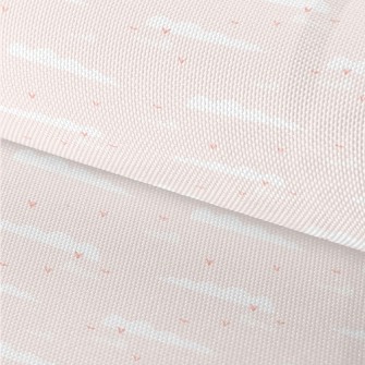 Pink Sky And Flying Birds Waterproof Oxford