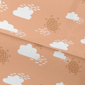 Orange Sky And Sun Waterproof Oxford