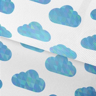 Beautiful Polygonal Clouds Waterproof Oxford