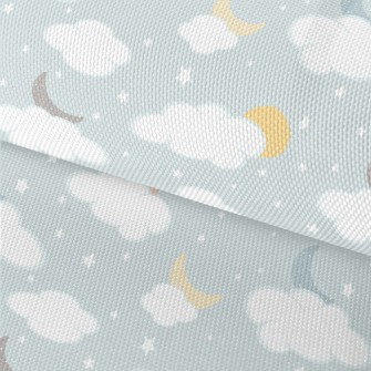 Colorful Hand Drawn Moon Waterproof Oxford