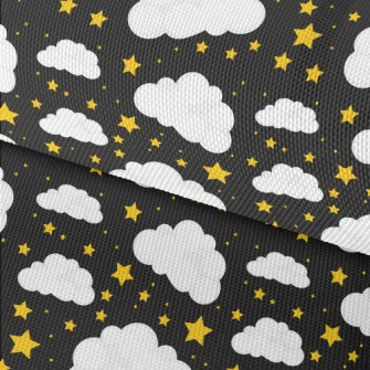 Stars And White Clouds Waterproof Oxford