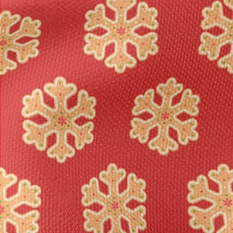 Snowflake Gingerbread Waterproof Canvas