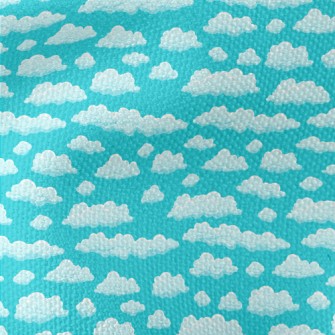 Beautiful Cartoon Clouds Waterproof Canvas